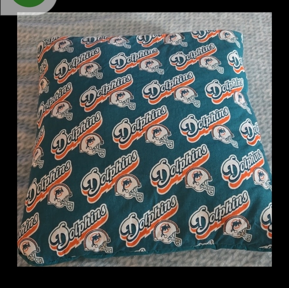 Miami Dolphins Blanket That Folds into a Pillow
